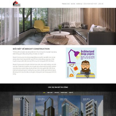 Theme wordpress công ty kiến trúc