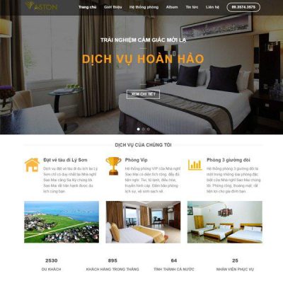 Theme wordpress khách sạn