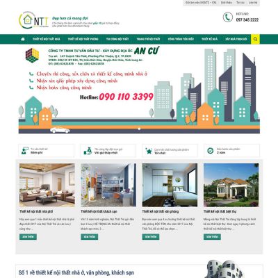 Theme wordpress công ty kiến trúc - xây dựng