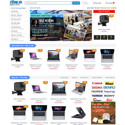 Theme wordpress shop đồ công nghệ