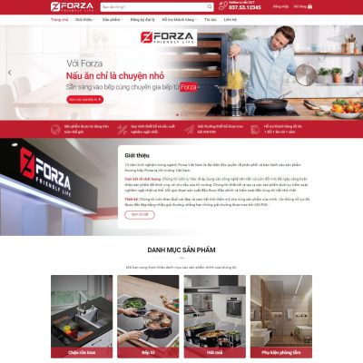 Theme wordpress bán bếp từ 03 - bếp điện - thiết bị bếp